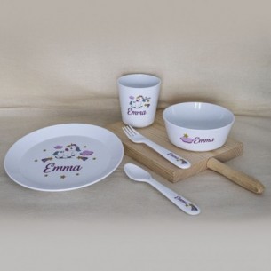 Vajilla Completa Unicornio