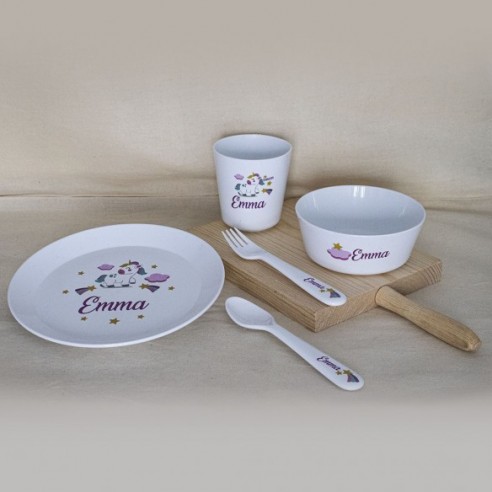 Vajilla Completa Unicornio