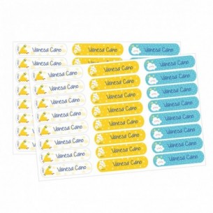 Etiqueta identificativa textil llama