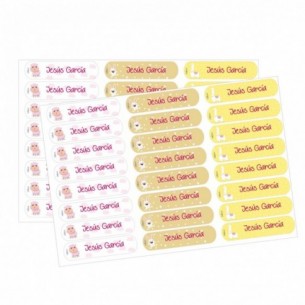 Etiqueta identificativa textil oveja