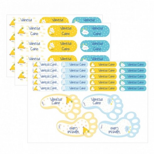 Etiqueta identificativa multiusos llama