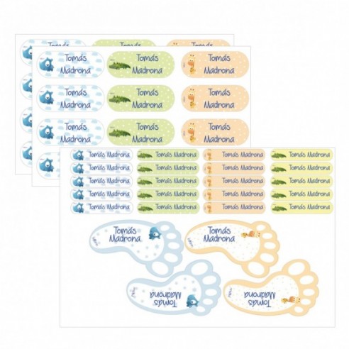 Etiqueta identificativa multiusos zoo