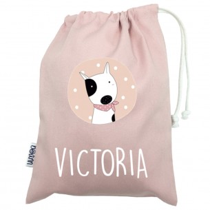 Talega mini con asas PERROPAÑUELO azul 01 2